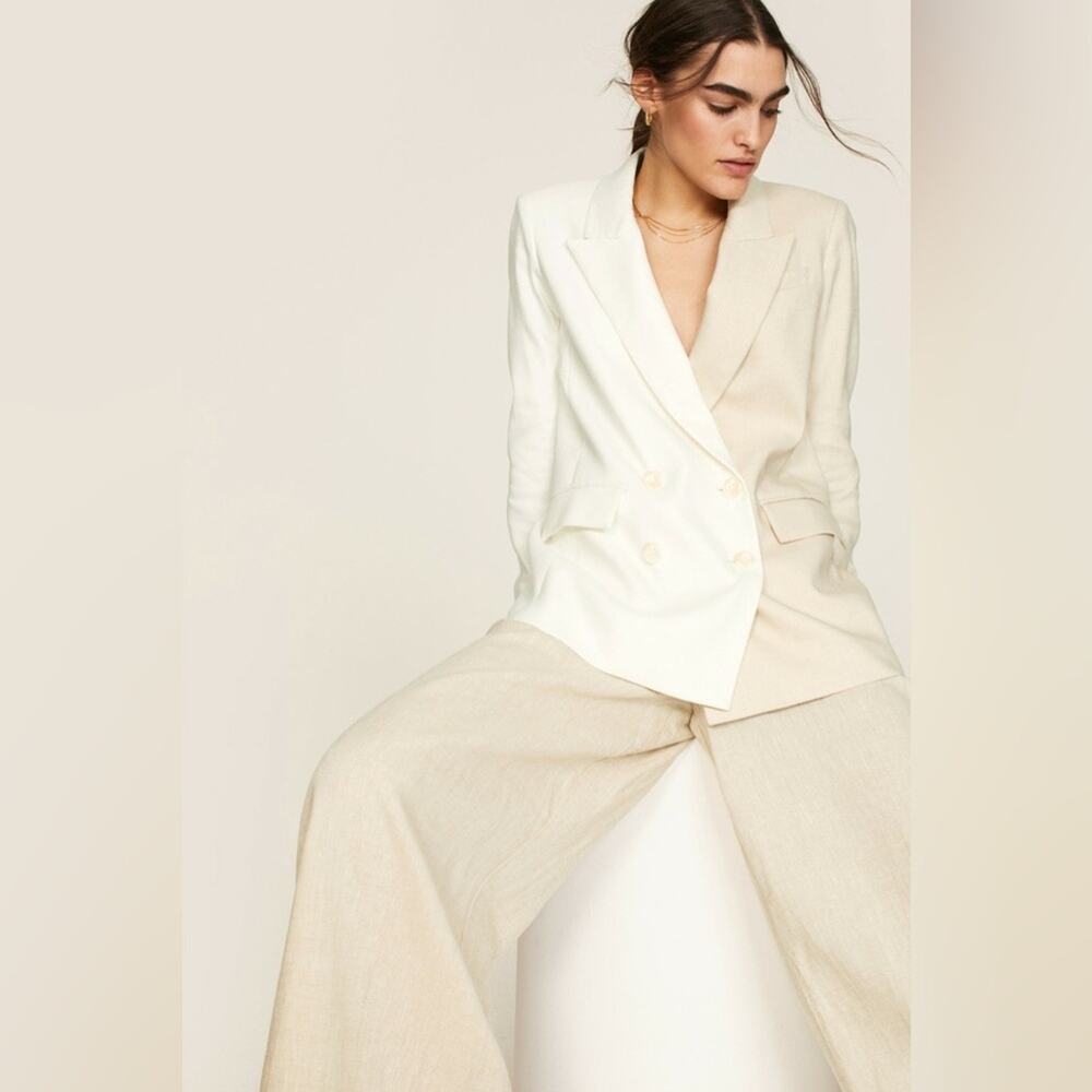 Veronica Beard Braeton Dickey Jacket Size 10 Blush Cream - Picture 2 of 8